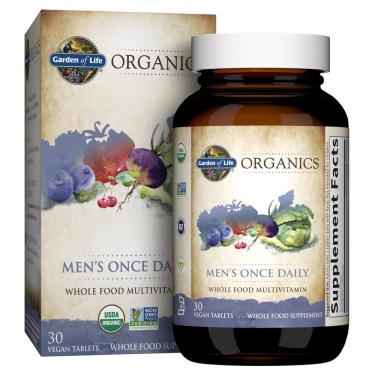 Imagem de Multivitamínico Garden of Life Organics para homens 30 comprimidos