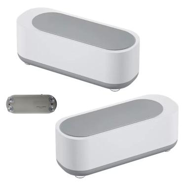 Imagem de Limpador Ultrassonico Anel Cordao Joias Kit 2 unidades Oculos Acessorios Pincel de Maquiagem Multiuso Alta Frequencia Limpeza Profunda Estojo Portatil
