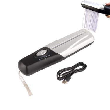 Imagem de Destruidora de Papel Portátil, Trituradora Manual Elétrica Multifuncional Mini USB Trituradora Elétrica Portátil para Escritório Em Casa
