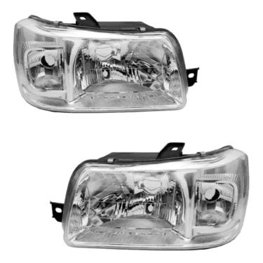 Imagem de Par Farol Uno Millie Fire Economy 2004 a 2012 Cromado