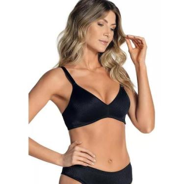Imagem de Sutiã Moderato Demillus 61100, Preto, 50