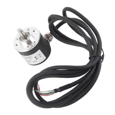 Imagem de Codificador Rotativo, Codificador de Rotação Incremental de 600p/r de 600p/r 5V Codificador de Rotação Incremental do Codificador Industrial Encoder Com o Eixo AB 2 -fases 6mm
