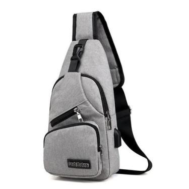Imagem de Bolsa de Ombro Masculina Casual - Pequena Crossbody para Celular e Obj