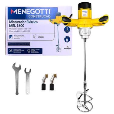 Imagem de Misturador Elétrico Menegotti MEL 1600 1600W 6 Velocidades Para Argama