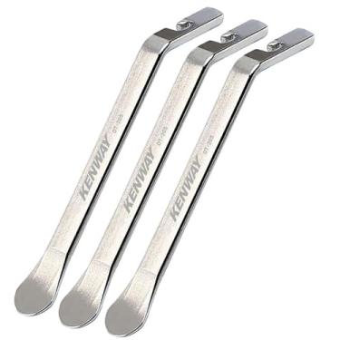 Imagem de Tuotu – Ferramenta de mudança de ferro, alavancas de pneu de bicicleta de aço inoxidável premium para reparar o tubo de bicicleta, conjunto com 3