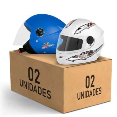 Imagem de Kit 2 Capacete New Liberty 3 Elite + Liberty 4 Kids Feminino Masculino