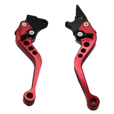 Imagem de RAYANA Alavanca de freio da embreagem da barra do manípulo de 7/20.3 cm ajustável de liga de alumínio CNC compatível com motocicleta chinesa GY6 50cc 70cc 90cc 125cc 150cc scooter ciclomotor (discos