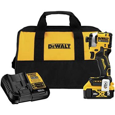 Imagem de DEWALT ATOMIC 20V MAX 1/10.2 cm Kit de chave de impacto sem fio sem escova com bateria e carregador incluídos (DCF850P1)
