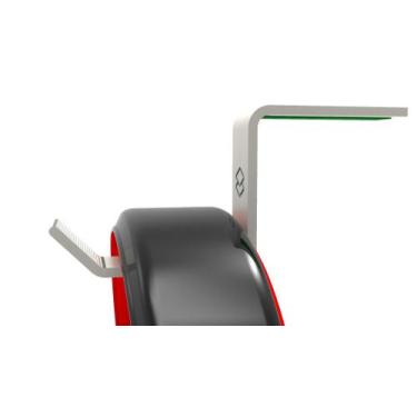 Imagem de Suporte P/ Fone Headset Headphone Para Monitor E Tv Com Fita - PEKO, 3