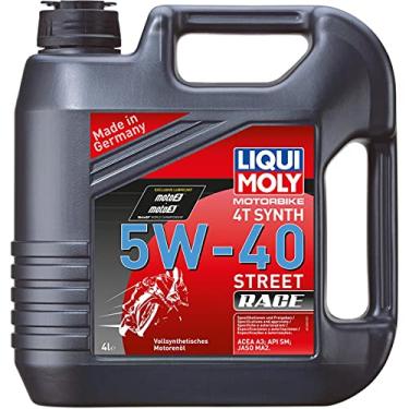 Imagem de Liqui Moly Motorbike 4T Synth 5W-40 Street Race | Óleo de motor totalmente sintético | 4 litros | SKU: 20076