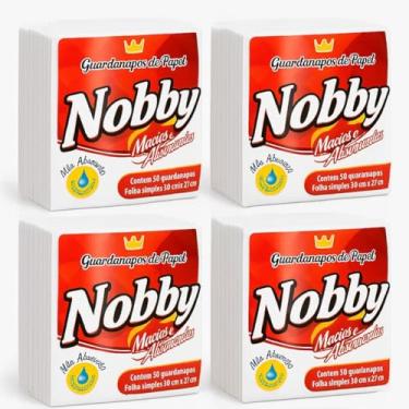 Imagem de Guardanapo de Papel Nobby Pequeno 200 Folhas Macio Higiênico e Absorvente