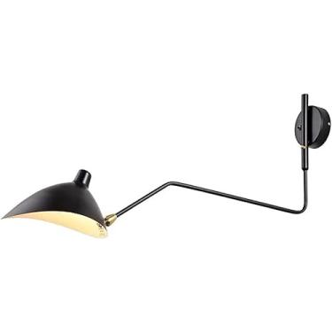 Imagem de Lâmpada Lâmpada De Parede Industrial De Braço Longo Luz De Parede Moderna Swing Rotary Design Lâmpadas De Parede Para Quarto Sala De Estar Estudo Hotel Decoração De, A, 2 heads: 59"