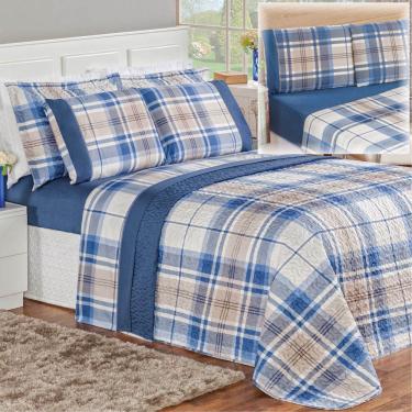 Imagem de Coordenado Cobre Leito Naturale E Lençol Solteiro 5 Peças - Titânio