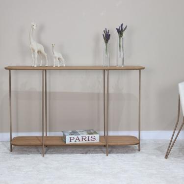 Imagem de Aparador 120cm Metal/madeira Onix Amendoa