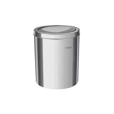 Imagem de Lixeira Inox Tramontina Swing Com Acabamento Polido E Tampa Basculante 5 L Tramontina