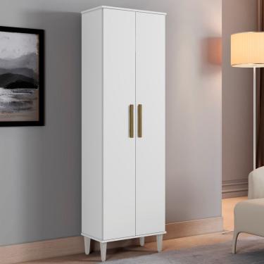 Imagem de Armário Multiuso 2 Portas 5 Prateleiras Goiânia Branco