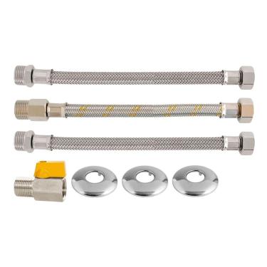 Imagem de Kit Completo De Instalação De Aquecedor A Gás Blukit