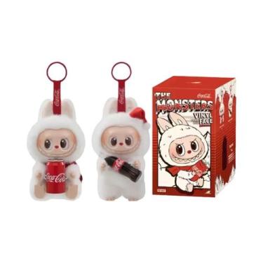 Imagem de Labubu Batimento Cardíaco Macaron Pingente Boneca Chaveiro Grande Em S