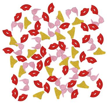Imagem de INNORU Confete De Glitter Para Despedida Solteira, Mesa Sutiã E Calcinha, Chá Panela, Casamento, Papel Aniversário Mulheres Meninas, Decoração Solteira (120 Peças)