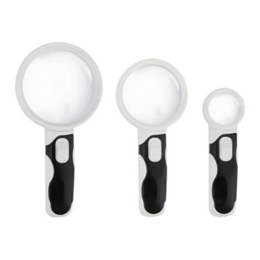 Imagem de Rongon Lupa Com Luz Iluminada Para Idosos Degeneração Macular, Leitura De Joias, Carimbos E Moedas Inspeção (2,5X + 5X 16X)