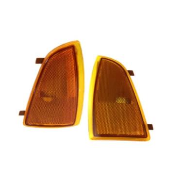 Imagem de Para Chevy Blazer/S10 Pickup Side Marker Light Assembly Unit 1994 1995 1996 1997 Lado do motorista e passageiro | Par | GM2550140 + GM2551140