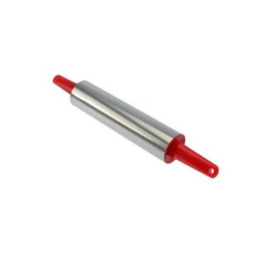 Imagem de Rolo Abridor De Massa Inox Massa Pizza Antiaderente 34Cm - Rio Tijucas