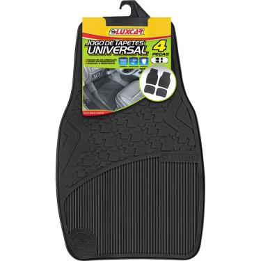 Imagem de Jogo de Tapete de PVC Automotivo com 4 Peças Universal 4002 Luxcar