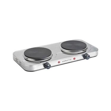 Imagem de Cooktop 2 Bocas Elétrico Agratto, Inox, 220V