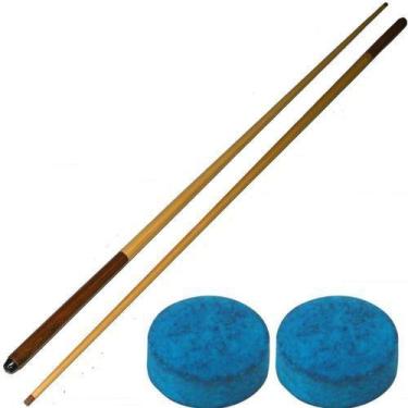 Imagem de 2 Tacos Rosca Metal C Virola E Sola + 2 Sola Master Sinuca - Tacolândi