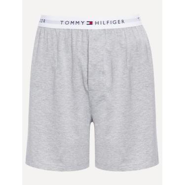 Imagem de Cueca Tommy Hilfiger Box Core Knit Interlock Athletic Cinza, L/G