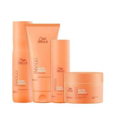 Imagem de Wella Nutri-Enrich Sh 250ml + Cond 200ml + Masc 150ml + Leave-in 150ml
