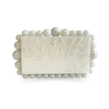 Imagem de Bolsa Clutch Carteira De Festa Blogueira Ostentação Faby (Branco)