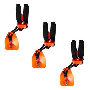 Imagem de KIT 3 Cintos Colete Duplo Reforçado Para Roçadeiras - Sanre - Sanre Br