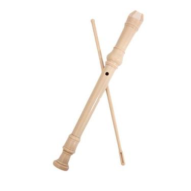 Imagem de Flauta Doce Soprano Germanica Custom Kids Creme CKFL1 VW - Custom Soun