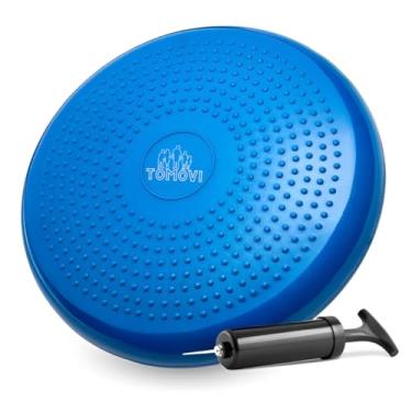 Imagem de Disco De Equilíbrio Inflável Yoga Pilates Fisioterapia Com Bomba Infladora Tomóvi