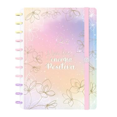Imagem de Caderno Disco Inteligente G Color Vibes Positiva 80 Fls