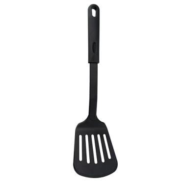 Imagem de Norpro Espátula de nylon antiaderente com fenda de 33 cm, preta
