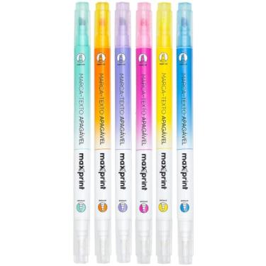 Imagem de Caneta Marca­texto Apagável­ Cores Pastel Sortidas­ Cx c/6 70000143