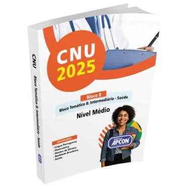 Imagem de Apostila CNU 2025 Bloco Temático 8 Intermediário Saúde - Apcon