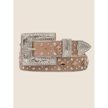 Imagem de Cinto Feminino Glamour Country Fivela Quadrada Ponteira Moda-Feminino