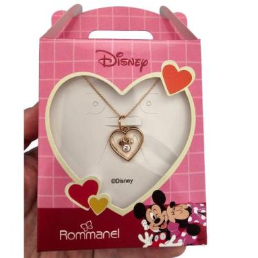 Imagem de Colar com Pingente Minnie Banhado Ouro 18K com Zircônia - Rommanel