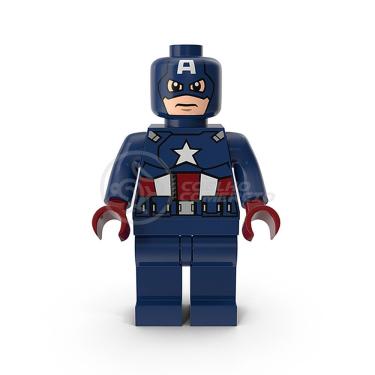 Imagem de Boneco Mini Action Figure The Avengers Super Heróis Compatível Com Lego - Captain America