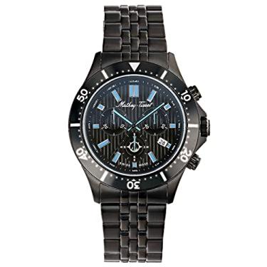 Imagem de Mathey-Tissot Relógio masculino Expedition MTWG8001103 de quartzo suíço, Preto, 22MM, Mathey Tissot Expedition Chronograph Collection Watch