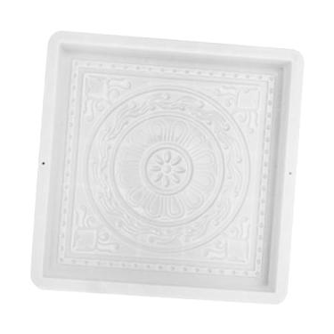 Imagem de ＡＷＨＡＯ Modelo de piso de ladrilho de concreto, tijolo, cimento, modelo criativo faça você mesmo, caminho reutilizável, para de gramado, pátio, Style a