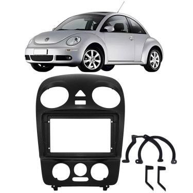 Imagem de Moldura 9 Polegadas New Beetle 2006 à 2010 Preta Painel Central Multimidia Expex Epx9vw004 Som