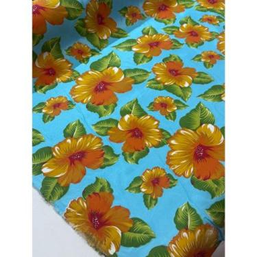 Imagem de 3M tecido chita, chitão 100% poliéster ou (3,00m x 1,50m ) - Impacto t