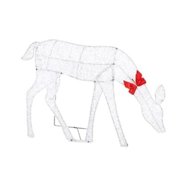 Imagem de Vaveren Estatueta de Rena Natalina com Luz LED para Decoração Interna E Externa, 65cmx41cm