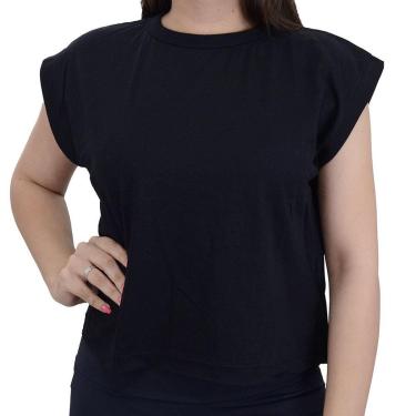 Imagem de Camiseta Feminina LZT Cropped Preta - 2373-Feminino