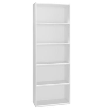 Imagem de Armário Livreiro 4 Prateleiras Luiza Branco 1190