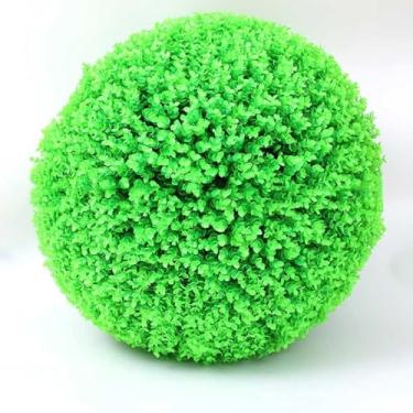 Imagem de Bolas Artificiais Da Planta, Bolas Artificiais Decorativas Da Grama, Bolas Plásticas Coloridas Do Buxo Para A Decoração Dos Casamentos, A Interna E A Exterior, E, 50 cm